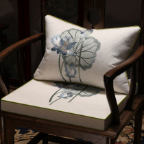 Latex Cushion Chinese Style Home Red Wood Sofa Chair Seat Cushion Non-slip Office For Long Sitting Chair Soft Chair Cushion Custom