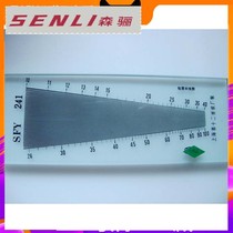 Senli Shanghai Factory 12 Fabric density mirror Fabric latitude and longitude density mirror Instrument weft density mirror Fabric density analysis mirror
