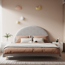 Technology cloth bed light luxury modern master bedroom double bed Nordic Net red ins Wind 1 8 meters nano disposable technology cloth bed