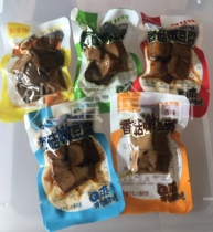  Xindefu Shiitake mushrooms tofu tender beans dried spiced chicken juice spicy mountain pepper flavor loose packet snacks 5 kg