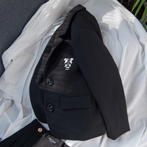 Boys small suit 2021 spring new foreign style suit suit Net red suit British style childrens coat spring and autumn