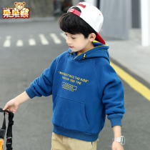 Boys sweatshirt spring and autumn 2022 new foreign trend model childrens middle and older boys hooded tops spring childrens clothing men