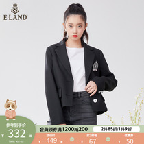 ELAND clothes lovers spring new college wind advanced senses small crowdstudents career short suits Western suit jacket ladies