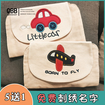 Children Organic Cotton Sweat Scarves Pure Cotton Colored Cotton Nursery School Plus Padded Back Towels Infant Gauze Perspiration Towel Breathable
