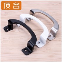 Thickened mobile door large handle pull Ramen pull handle aluminum alloy plastic steel door Ming fit small handle