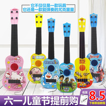 Childrens music small guitar can play baby simulation ukulele beginners boys and girls mini musical instrument toys