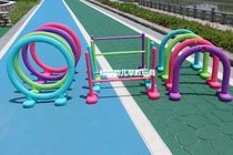 Kindergarten hurdles children drill cave arched door plastic drill hole kindergarten drill ring sports equipment toys