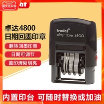 Zhuoda 4800 ink seal comes with a printing oil flip seal adjustable date seal automatic oil