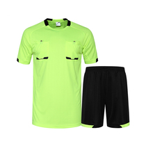 Football referee uniform short sleeve suit men's winter new adult football team uniform printing