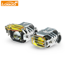 LOBOO radish motorcycle spotlight modified accessories super bright bright light LED driving blitz flashing light turn signal auxiliary light