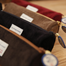 NTMY vintage durable corduroy storage pencil case in stock]