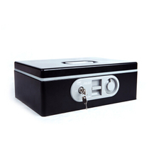 Yihe high 8868L super large portable vault silver box change box cash box password key