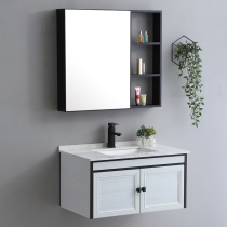Toilet ceramic wash basin marble washbasin small apartment space aluminum bathroom cabinet wall washbasin
