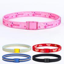 20mm baby children rubber band belt for men and women Baby light rubber buckle elastic belt coat waist seal