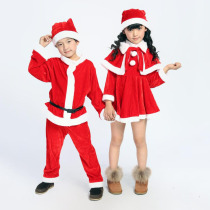 Christmas decorations children Christmas clothes for children Santa Claus clothes children Christmas dress suit Q