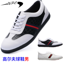 Golf shoes men's microfiber leather ultra light non-slip soft soled golf men's shoes waterproof breathable shoes men