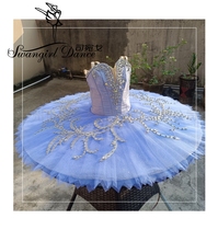 Siswan New Color Gray Blue Professional Custom Ballet Performance TUTU Dress Girl GDC Competition Dress