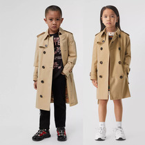 Boys dress coat in the British windshirt spring new girls in the big childs cotton dress clothes