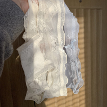 bluesock sea salt gardenia pure desire lace speed dry skin underwear sexy mid-waist mesh veil girl triangle pants