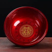 Chinese wedding woman dowry dowry red leather pair of wedding supplies