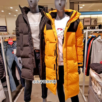 Anti-season special South Korea direct mail POLHAM counter winter men and women couples outdoor long warm down jacket