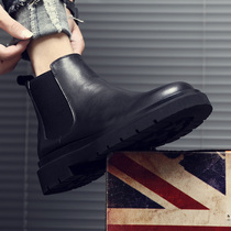 Martin boots male British wind low-help locomotive Tide mens boots mens leather overwear military boots