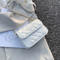 Small fragrant wind ringge chain bag female 2020 New Tide Korean version of all shoulder crossbody fashion casual small square bag