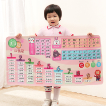 Multiplication formula table pad pinyin addition mouse pad simple thickening super large childrens learning and memory writing computer office notebook wrist pad student creative environmental protection eye keyboard pad