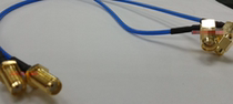 RF RF SMA-JWK coaxial semi-flexible microwave signal line SMA male bend to female 50 ohm RG405 semi-flexible jumper