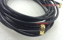  SMA-JJW flexible RG58U RF coaxial jumper SMA double male double elbow 50-3 signal line SMA feeder