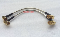 SMA-JJW semi-flexible RG402 RF microwave line high frequency SMA double male double bend AP inlet SFT50-3 feeder