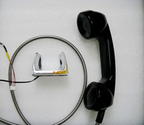 Outdoor public telephone handle + hook accessories Vandal-proof wall-mounted earpiece + zinc alloy magnetic induction hook