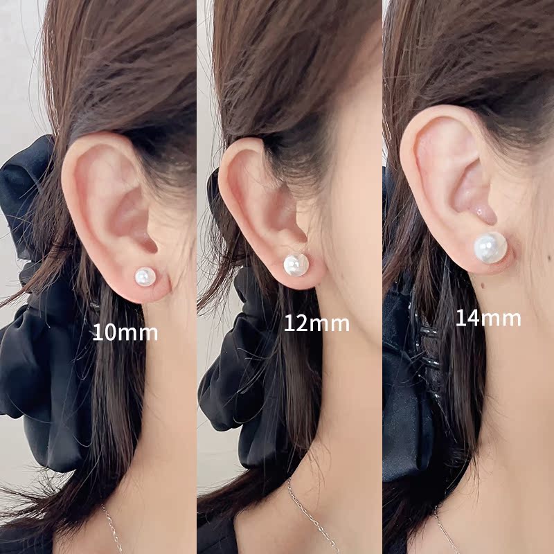 High grade pearl earrings, female niche design sense, earring temperament, celebrity earrings, 2023 new trendy earrings, popular model