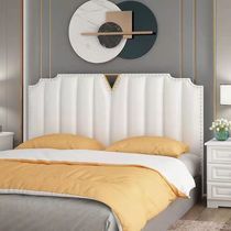 Light luxury near the plate-buy soft backrest one simple modern wooden 1 8 m 2 m double landing new