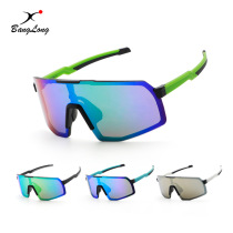 Cross - border new ultraviolet dust - proof men and women with large - frame colorful goggles for outdoor bike cycling glasses