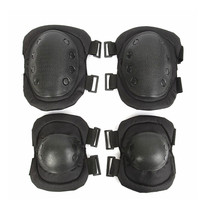Outdoor Black Hawk tactical protective gear real person CS equipment roller skating knee elbow guard riding military fans outdoor mountaineering 4-piece set