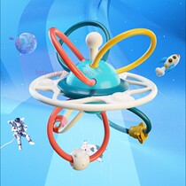 Infant UFO Manhattan Hand Grab Ball Food Grade Baby Silica Mill Gum Educational Toys