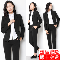 Spring and autumn college students formal womens suits high-end professional clothes fashion suits suits temperament jackets overalls