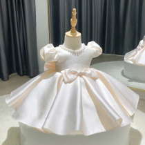 Girls dress Princess skirt skirt childrens little girl piano performance clothing birthday flower girl wedding dress summer