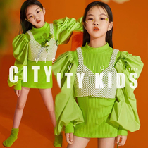 Photo studio childrens photo personality model card catwalk costume Childrens photography theme clothing Tide childrens photo magazine style