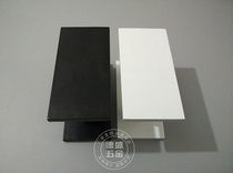 Nordic tempered glass door handle large door handle simple black white square solid wood door storefront handle bath room