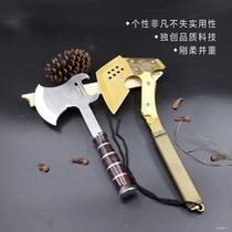 The factory directly supplies outdoor axes camping axes sapper axes wood chopping small sharp hand axes knives in stock