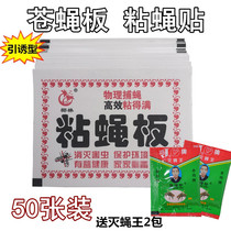 Powerful lure type sticky fly paper fly fly fly paste fly fly Stick Fly stick insect Fly Paper 50 pieces of paper