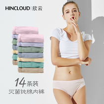 Xinyun 14 strips of cotton sterile disposable panties for female pregnant women confinement briefs delivery trip