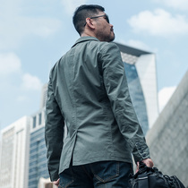 Qingku 7 Zone Negotiation Expert City Tactical Suits Mens Jacket Fake two Spring and Autumn Leisure Suits Minor Suits