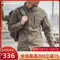 Emerson high elasticity wear-resistant wrinkle-proof multi-function quick-drying blue label shirt tactical Leisure outdoor shirt