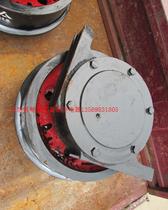 Double girder trolley crane wheel set 350 unilateral large wheel driving walking wheel Single bilateral angle box wheel