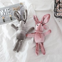 Net red wishing rabbit doll with hand gift birthday gift box decoration gift box ins style doll