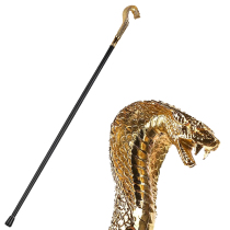 Gentleman Staff Civilization Staff cosplay Christmas Halloween Egypt Snake Head Crutches King Scepter Mage Metal Staff