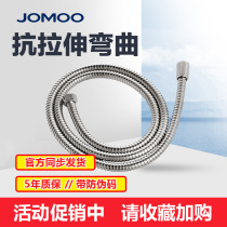 Jiumu bathroom shower hose shower head water inlet hose stainless steel anti-winding hose fittings H2101